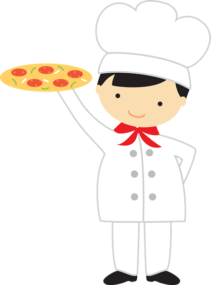 Man Pizza Maker - Thank You For The Pizza (426x576)