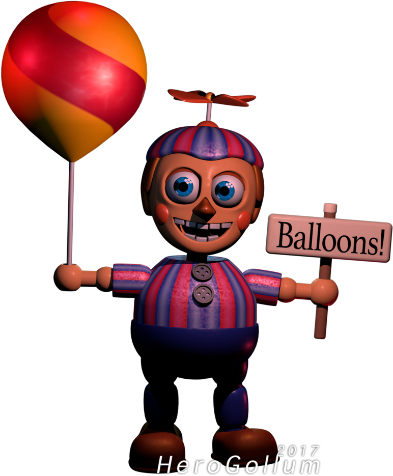 Cinema 4d Download - Balloon Boy Five Nights At Freddy's 4 (828x964)