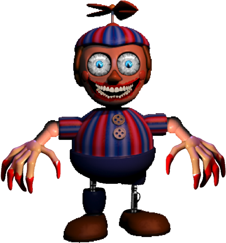 Bloodcurdling Balloon Boy By Peterwayne32 - 5 Nights Of Freddy Balloon Boy Jumpscare Gif (841x949)