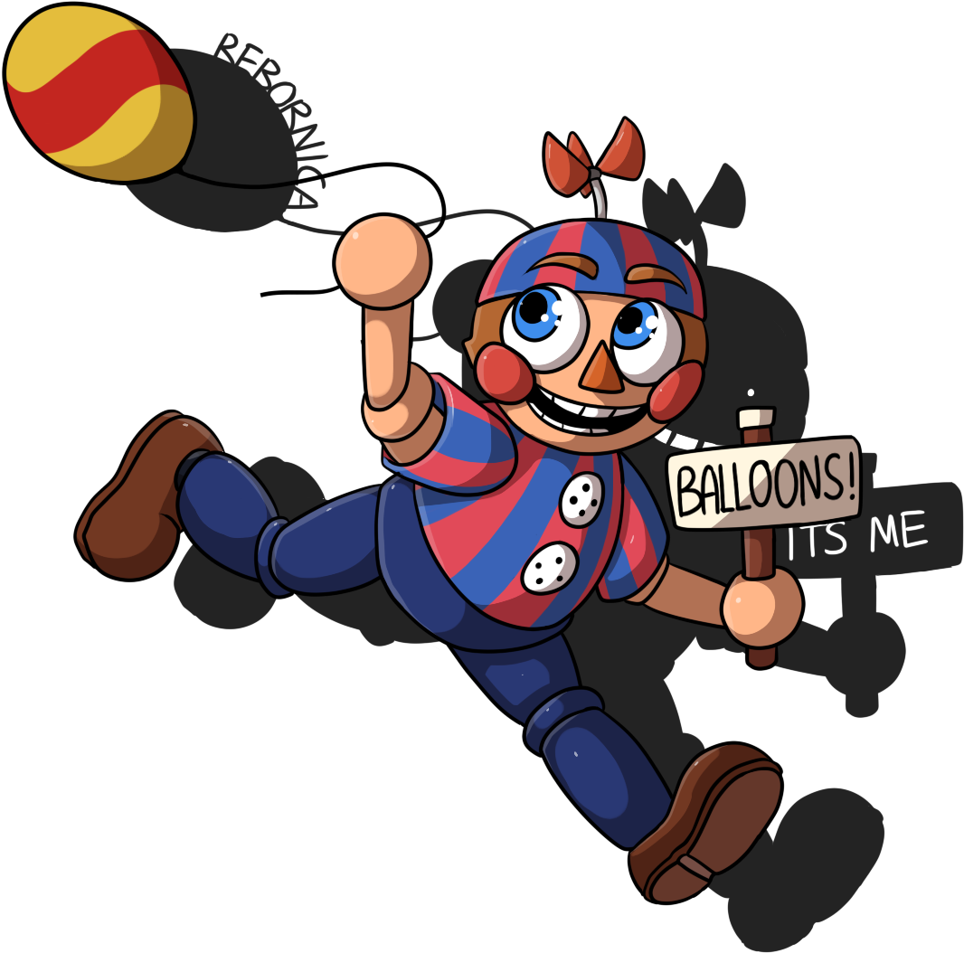 Oballoons Its Me Five Nights At Freddy's 2 Garry's - Balloon Boy Fnaf Toy (1100x1100)
