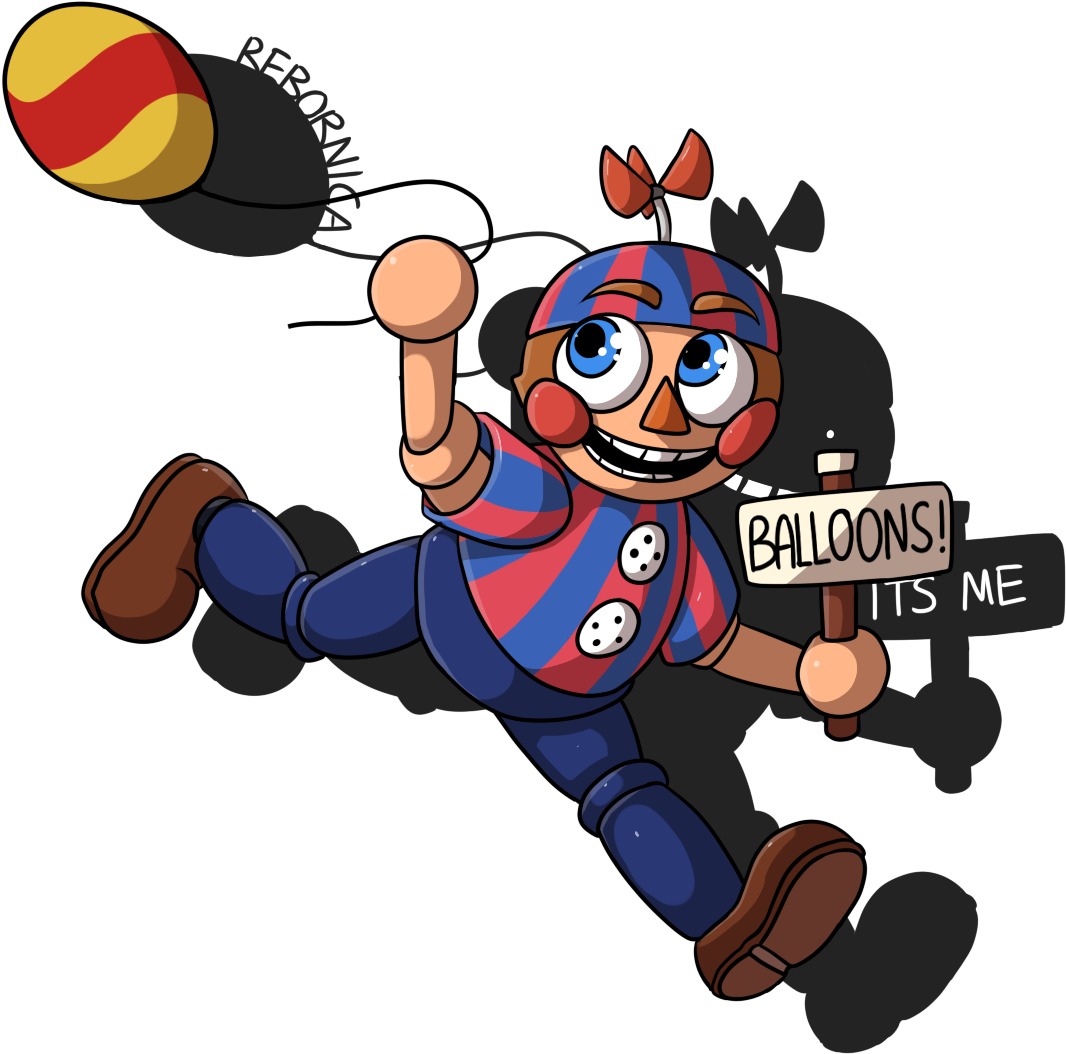 Oballoons Its Me Five Nights At Freddy S 2 Garry S Balloon Boy Fnaf Toy 1100x1100 Png Clipart Download