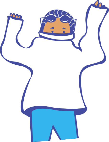 Put On Shirt Clip Art At Clker Com Vector Clip Art - Someone Putting On A Shirt (600x780)