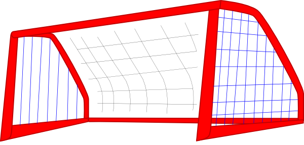 Goal Post Clipart (600x287)