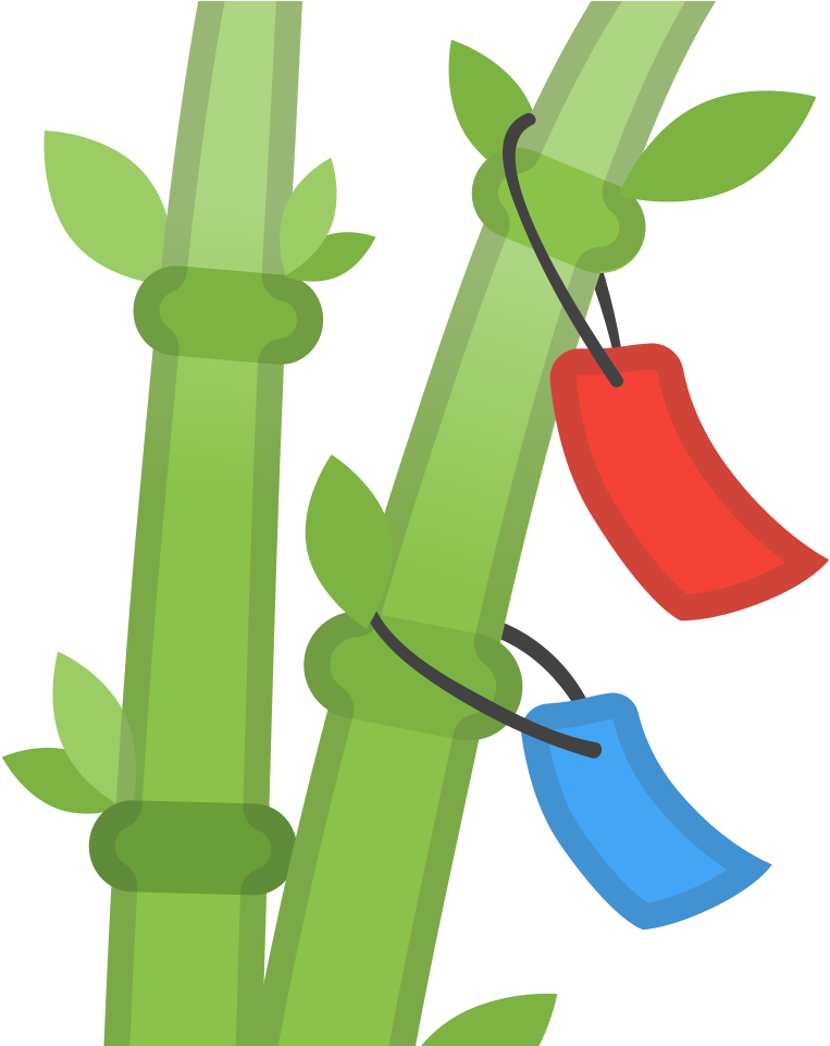 Tanabata Tree Icon - Emoji (1024x1024)