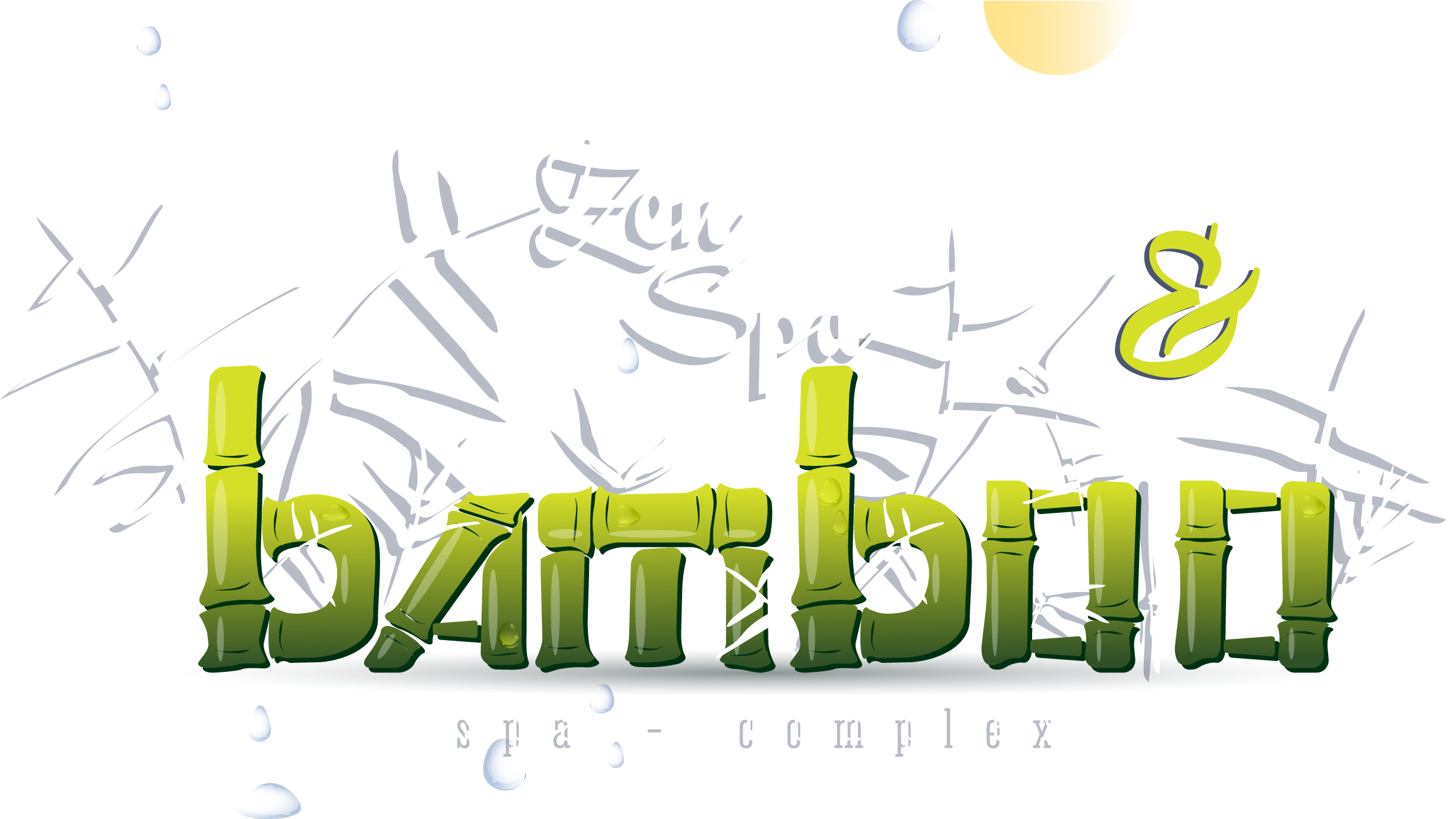 Green Bamboo Logo - Vector Graphics (2425x1364)