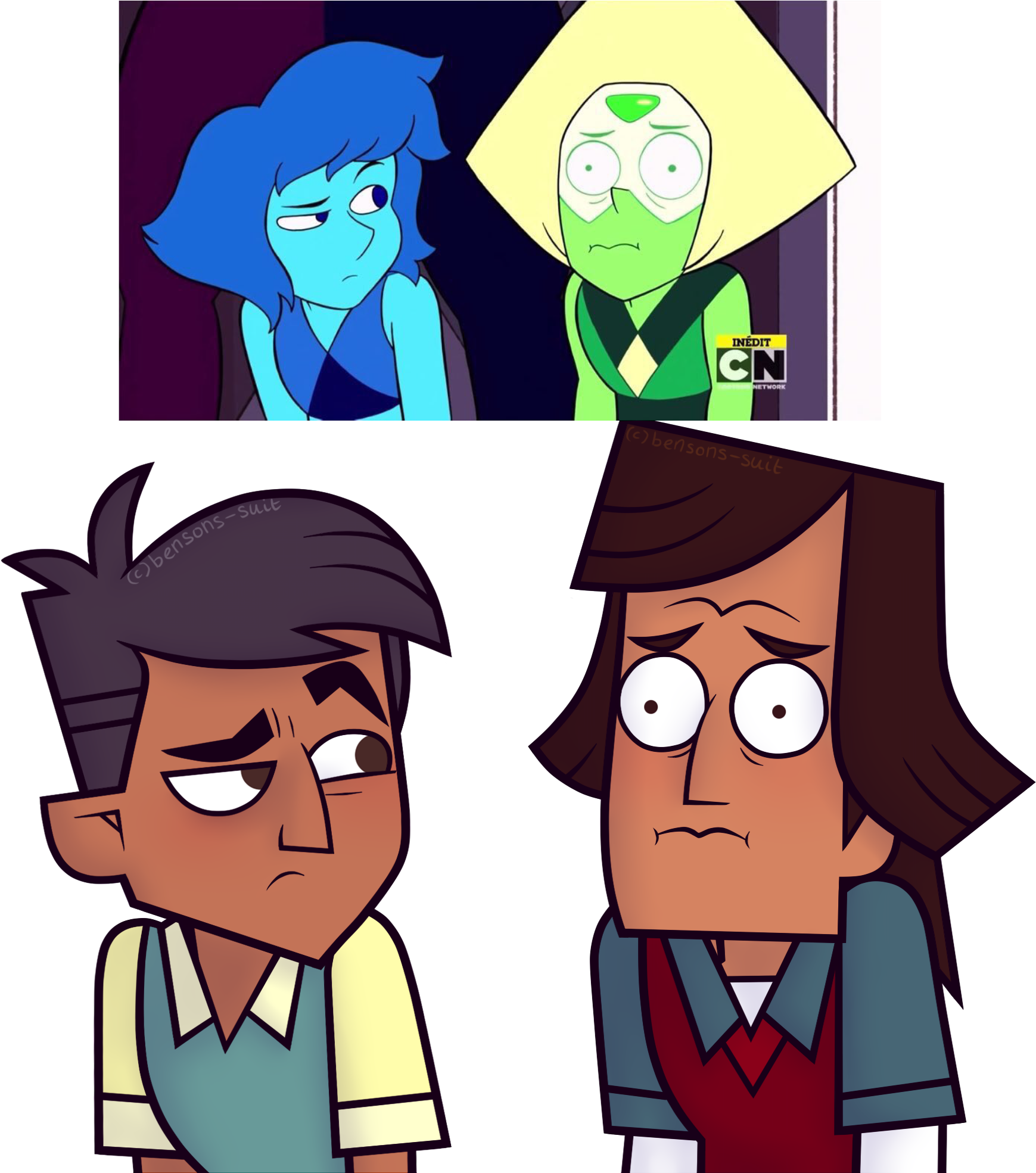 Welcome To Td/su Au Hell By Bensons-suit - Total Drama Steven Universe (1787x1968)