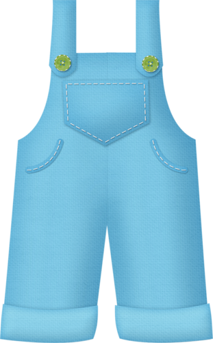 Blue Overalls Baby Pinterest Blue Overalls Clipart - Farmer Overalls Clipart (311x500)