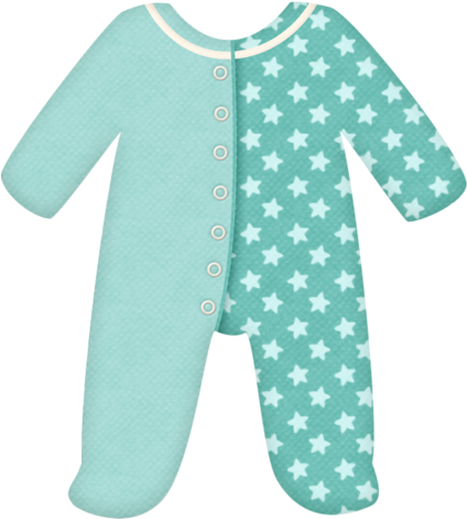 Baby Boy - Baby Girl Clothes Clipart (423x500)
