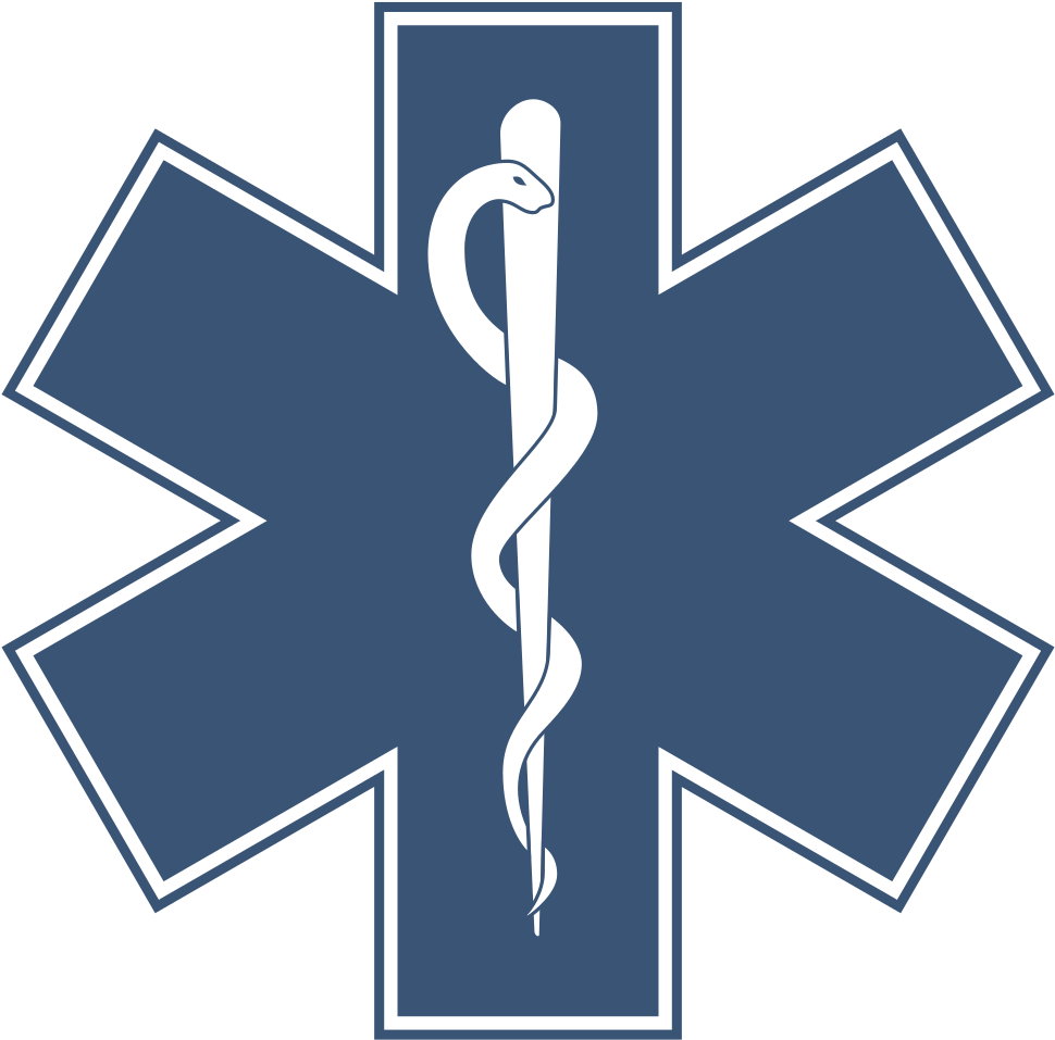 High Resolution Star Of Life Png Clipart Image - Star Of Life (1056x1024)