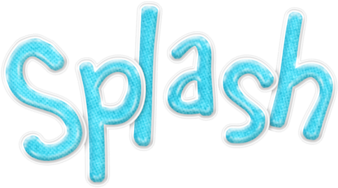 Wordart Splash - Summer Word Art (500x284)