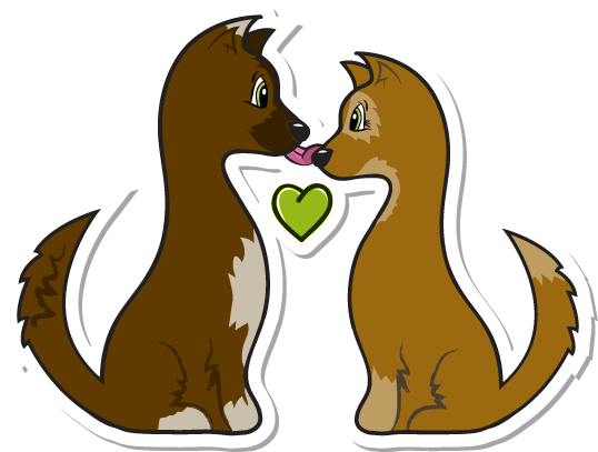 $600 For Pair Of Adult Dogs - Cartoon (576x432)