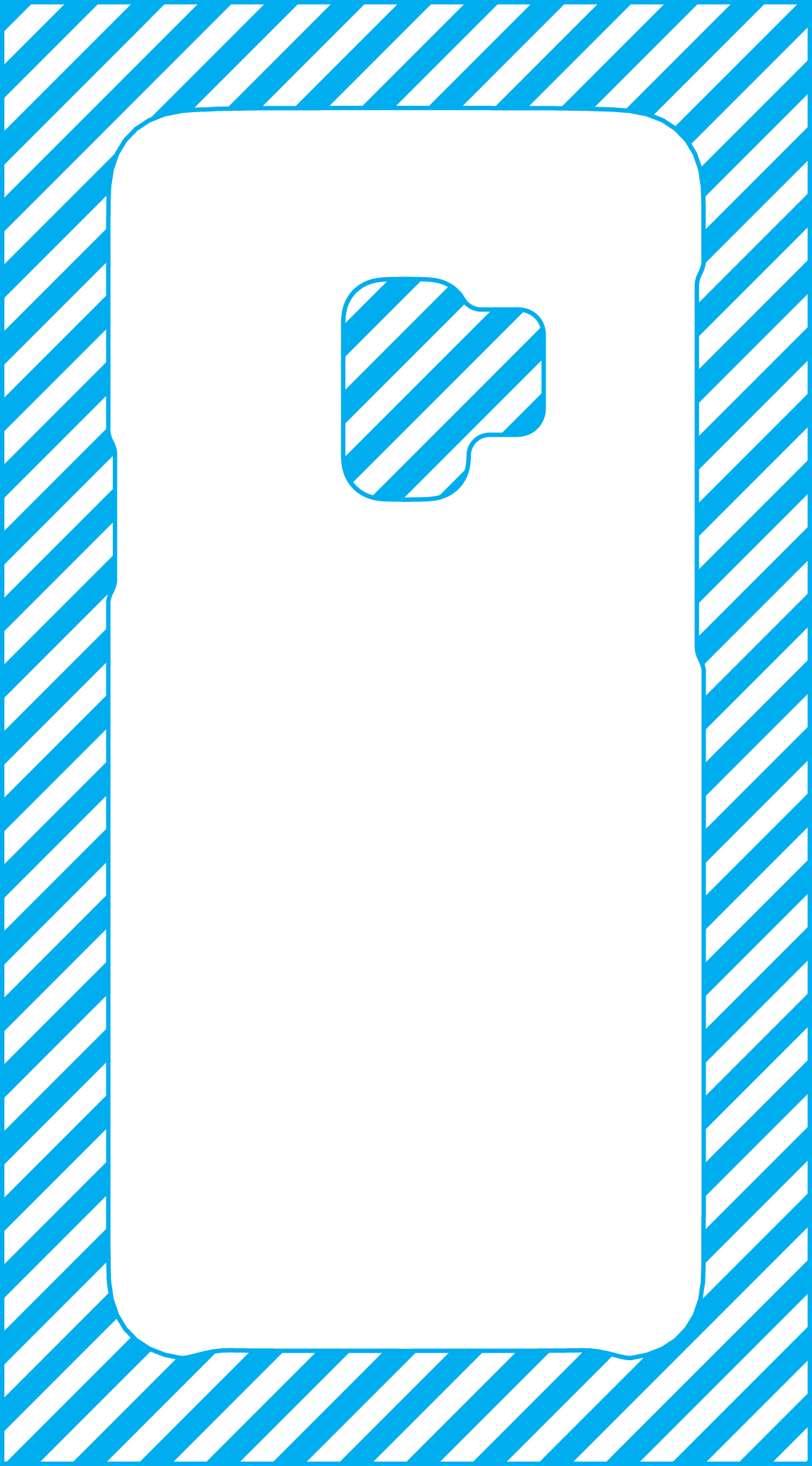 Galaxy - Printable Iphone 7 Plus Template - (1152x2079) Png Clipart ...