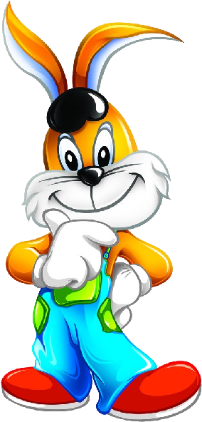 Funny Bunny Rabbits Cartoon Animal Images - Rabbit (600x600)