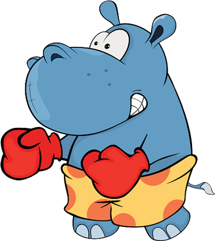 Hippopotamus Cartoon Pictures - Hippopotamus (500x500)