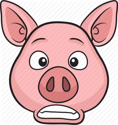 Animal, Cartoon, Cute, Emoji, Pig Icon Icon Search - Pig Face Cartoon (483x512)