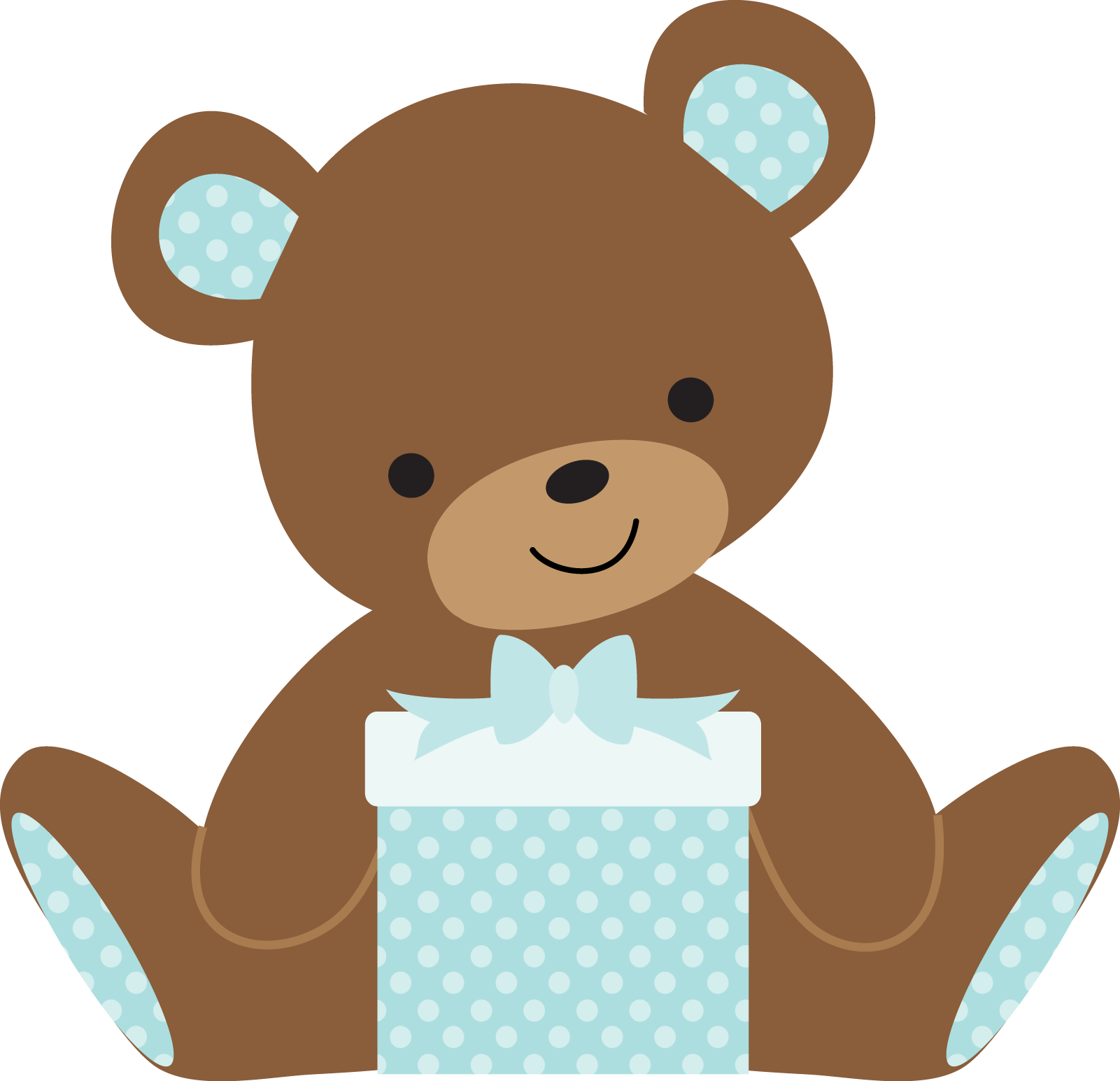 Say Hello - Invitaciones De Baby Shower De Ositos Para Editar (1601x1545)