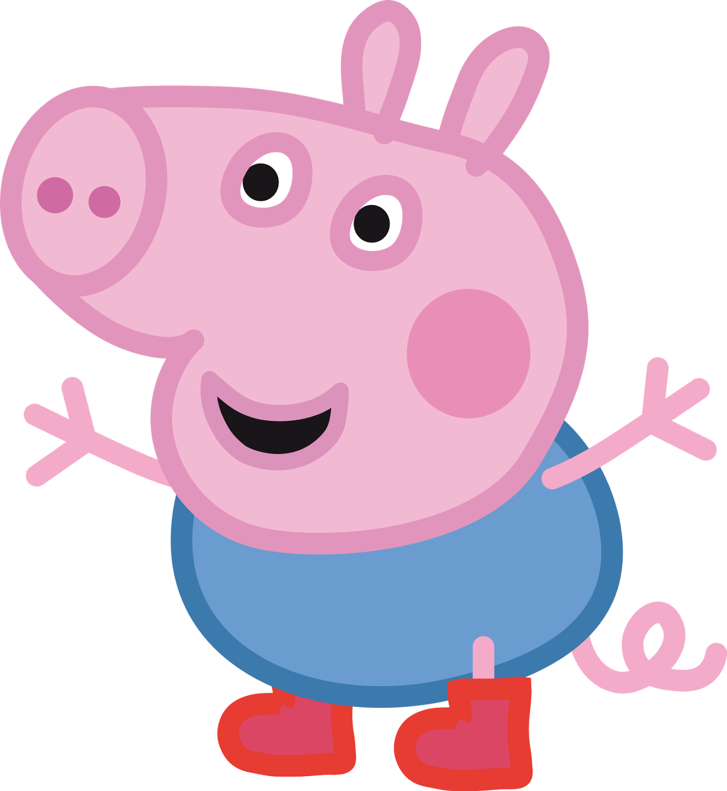 George Peppa Pig Png (1471x1600)