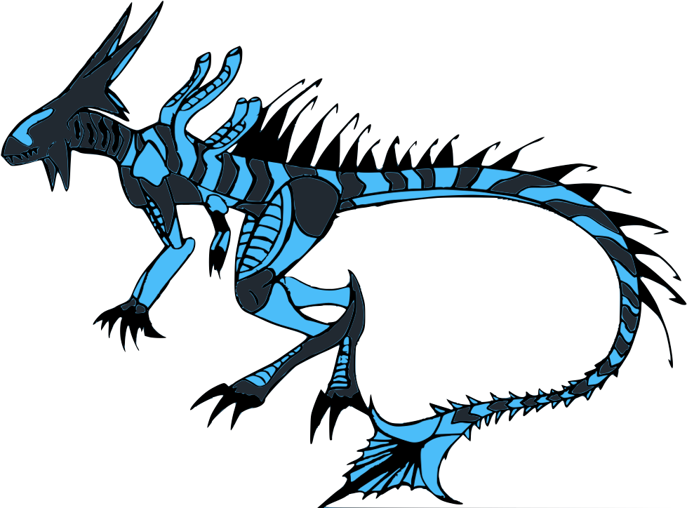 Xenomorph Clipart Dragon - Xenomorph Princess (1022x736)