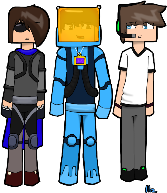 Minecraft Trio Flip Flop By Silverwing2254 On Deviantart - Minecraft (640x1136)