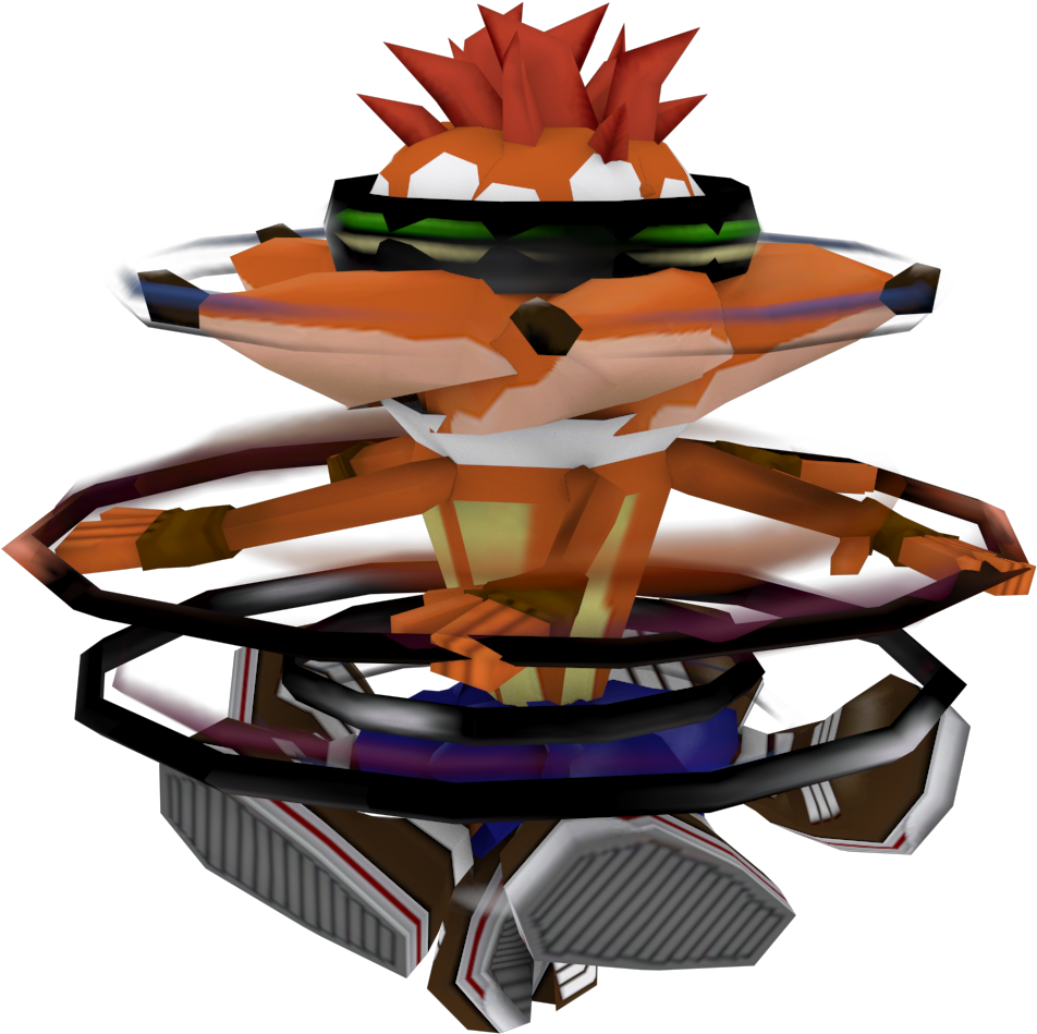 Crash Tag Team Racing Japanese Crash Bandicoot - Crash Bandicoot (957x958)