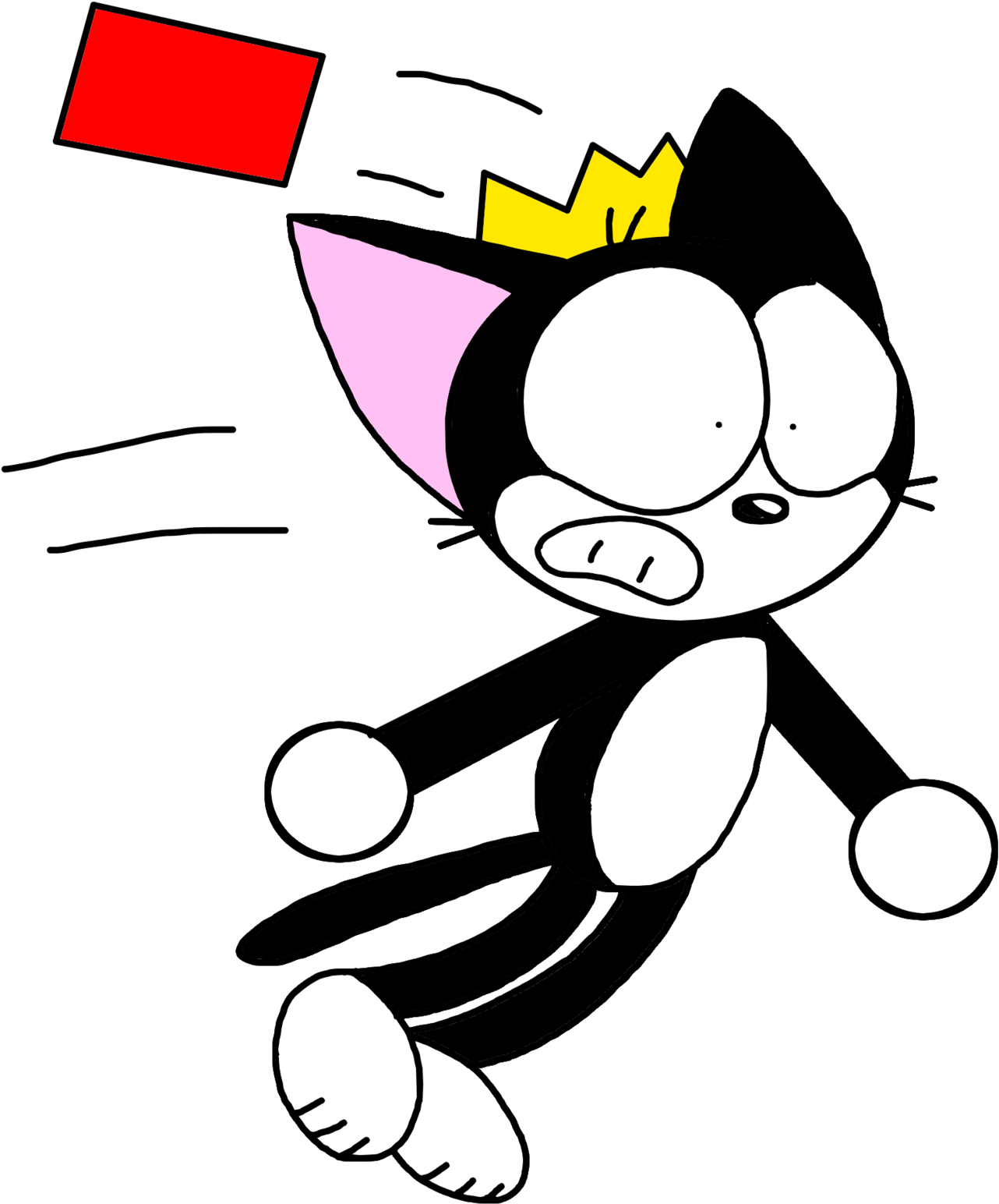 Kuro-chan Hit By A Brick Again By Marcospower1996 - Skunks (1600x1600)