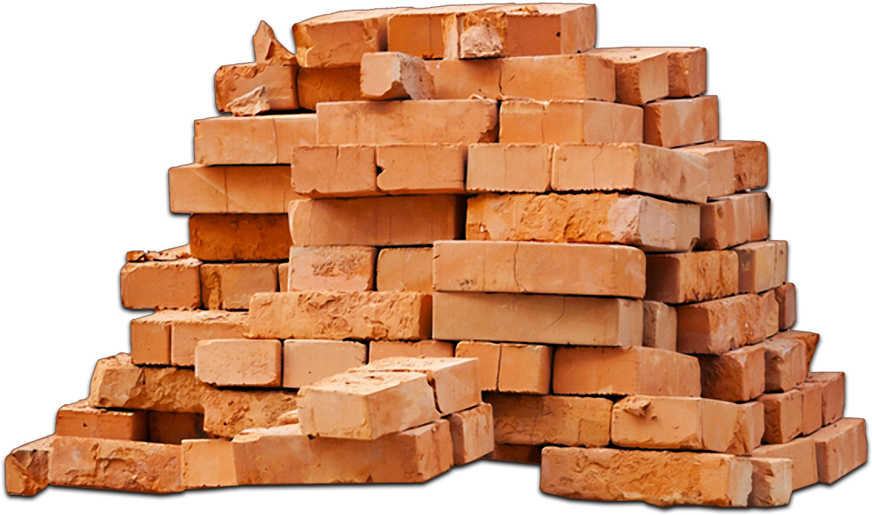 Bricks Png Image - Stack Of Bricks (1900x754)