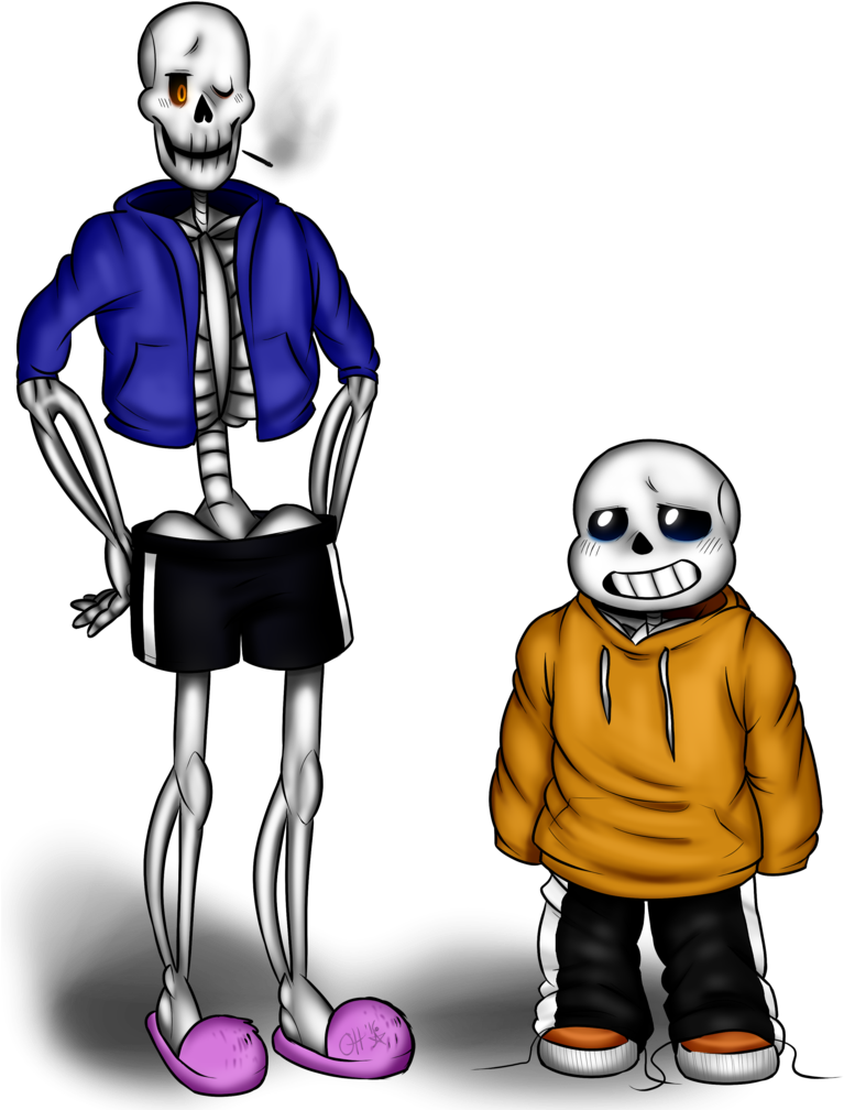 Clothes Swap Sans And Stretch By Orxngehoodie - Stretch Sans (783x1021)