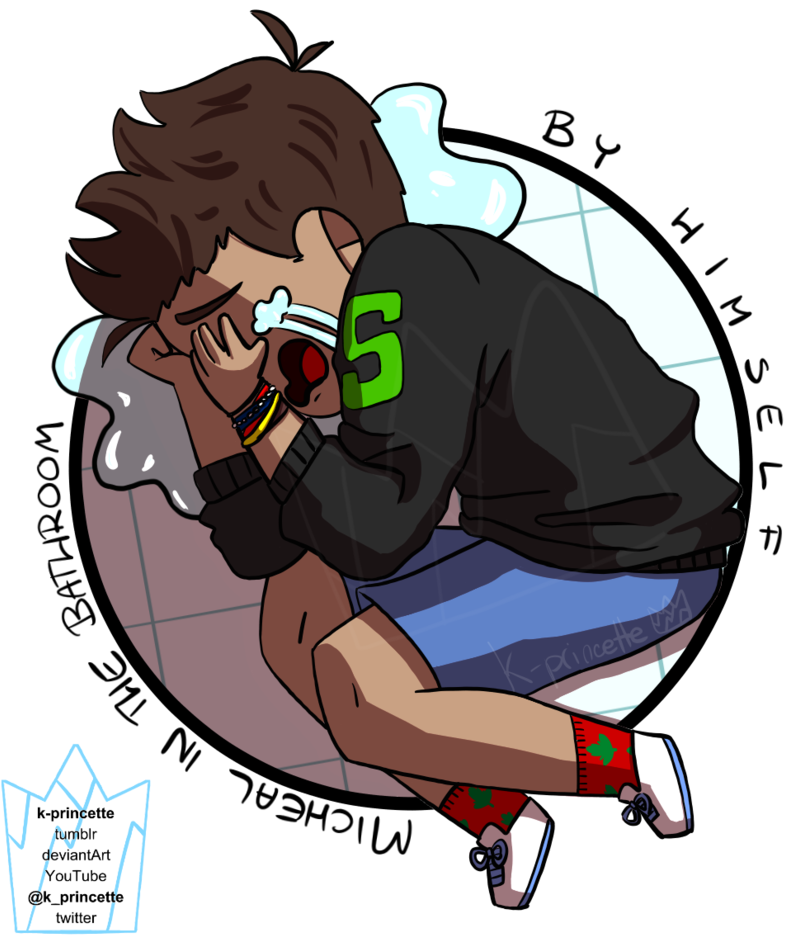 [be More Chill] Michael In The Bathroom By K-princette - Michael In The Bathroom (825x969)