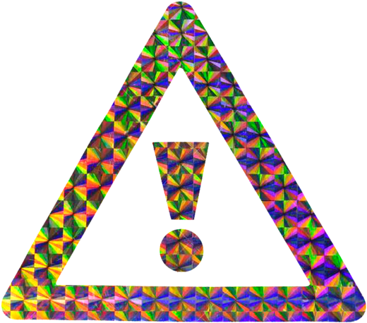 Holosticker Warning Logo - Warning Png (600x600)