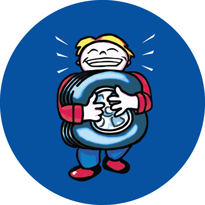 We Stock Thousands Of Tires And Have Direct Relationships - Cartoon (714x714)