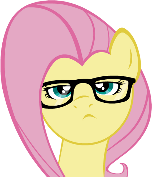 First Class Functions - Hipster Fluttershy (536x600)