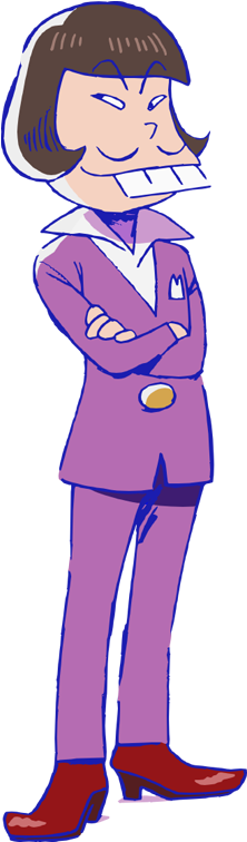 I Know I Said Pierrot Uses Only Two Pictures Of Iyami - 阿 松 嫌味 (780x780)