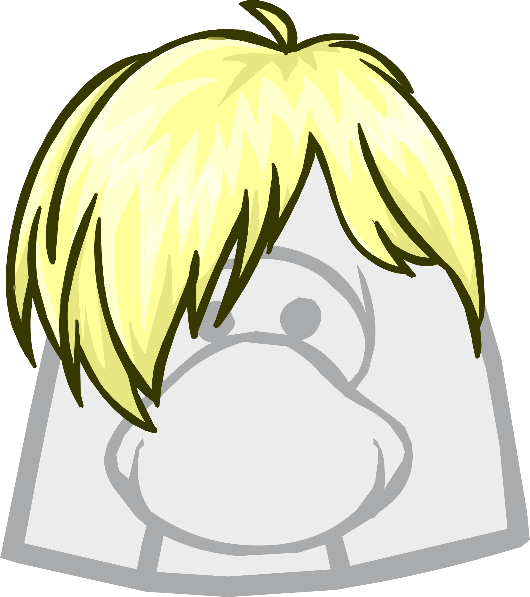 The Chill - Club Penguin Elvis Hair (1770x1993)