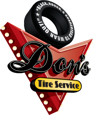 Don's Tire Service - Auto Repair Tires Logo (313x388)