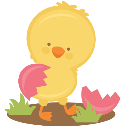 Hatching Chick Svg Scrapbook Cut File Cute Clipart - Cute Hatching Chicks (432x432)