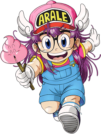 Artwork Oficial Sobre Arale Norimaki - Arale Norimaki Poop (426x568)