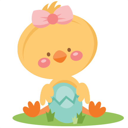 Easter Chick Svg Scrapbook Cut File Cute Clipart Files - Cartoon (432x432)