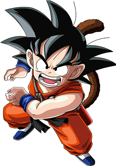 Artwork Oficial De Son Goku En Su Etapa De Niñes En - Goku Kid Png (426x568)