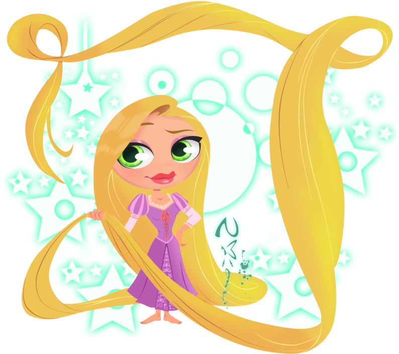 Rapunzel Chibi Version By Nippy13 - Rapunzel (800x735)
