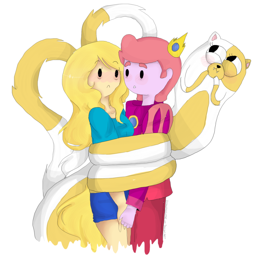 All Tangled Up By Drawing-heart - Cartoon (945x846)