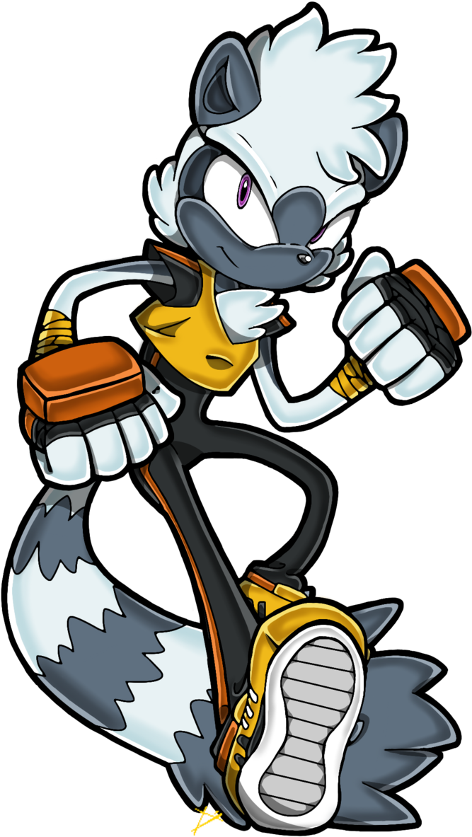 Sonic Tangle The Lemur By Thrillertheatre - Art (670x1191)