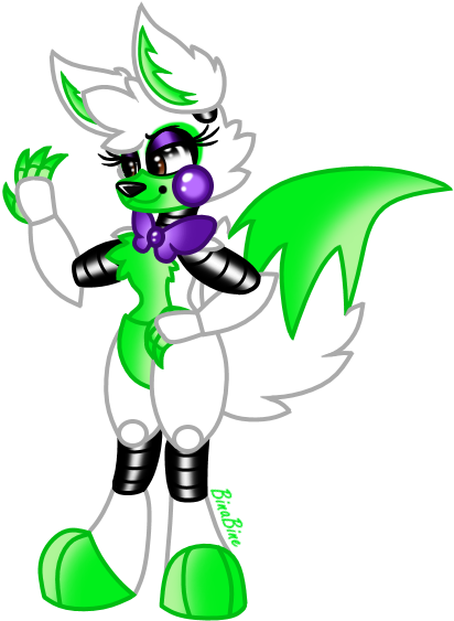 Repaired Tangle By Binabine On Deviantart - Tangle Fnaf Fan Art (459x587)