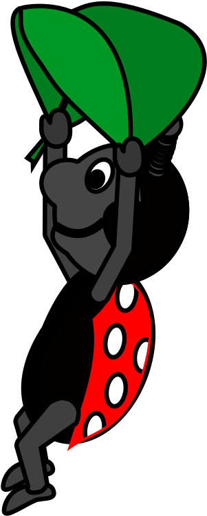 Free Flying Comic Bug - Comics (351x800)