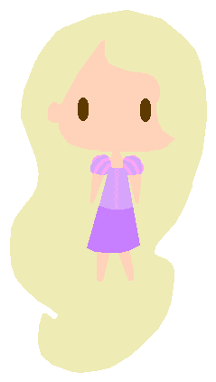 Rapunzel Chibi By Buttermilksky - Illustration (480x480)