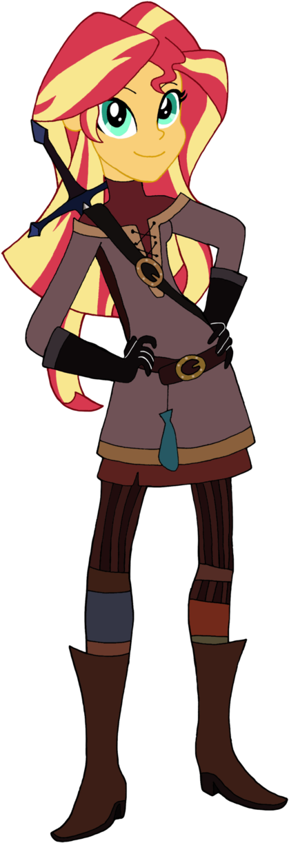 Sunset Shimmer As Cassandra By Renthegodofhumor - Sunset Shimmer Tangled (621x1286)