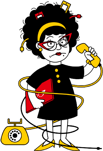 Auntie Lady With Phone Compressor - Auntie Transparent (461x532)