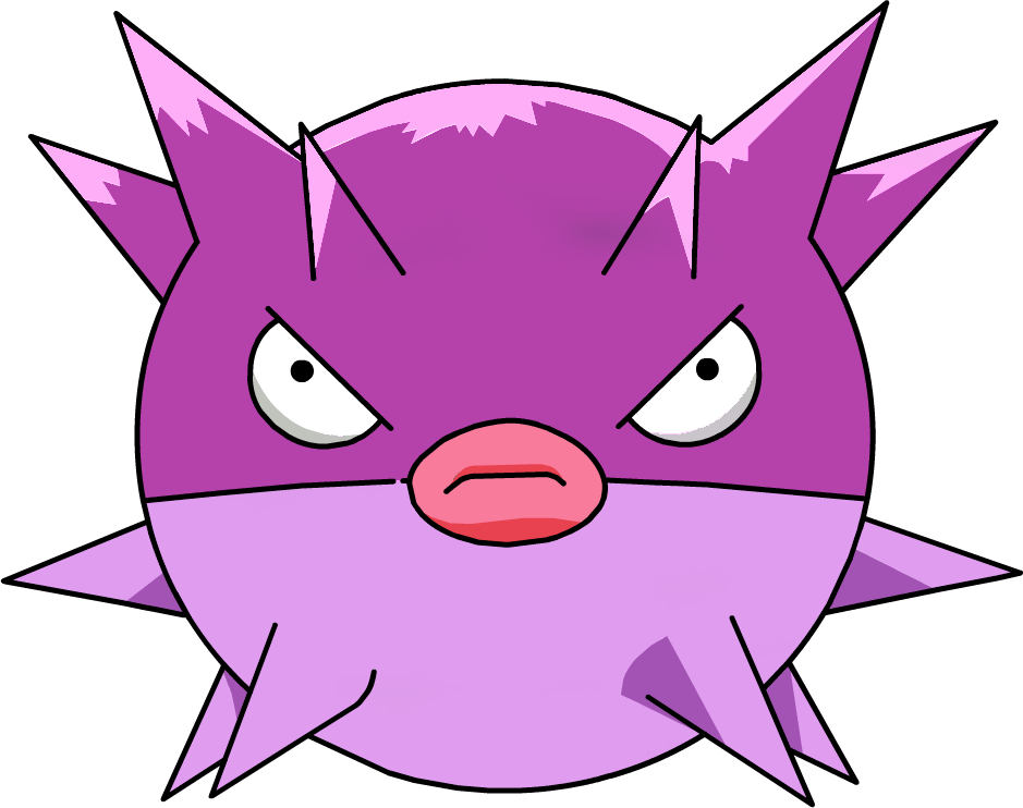 211 Qwilfish Os Shiny - Anime (939x742)
