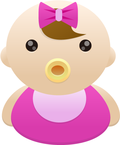 Baby Girl Icon - Baby Girl Icon (512x512)