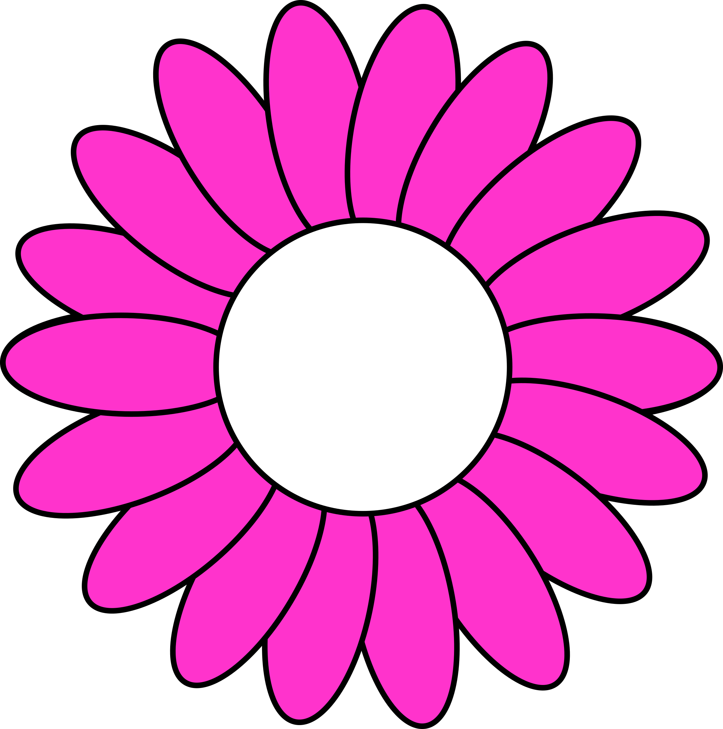 Petals - Takashi Murakami Flower (2379x2400)