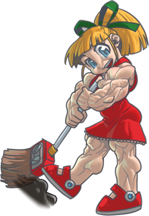 On A Roll By Redsilverartist - Megaman Roll Deviantart (513x744)